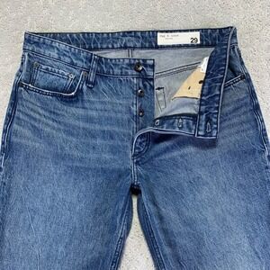 Rag & Bone Jeans Size 29 Blue Denim Peggy Straight Siesta Button Fly Cotton